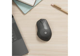 HP 280 Silent PC Wireless Mouse, HP Blue Optical Technology, 1600 DPI to track precisely on any surface, 90% noise reduction, Comfortable & Ergonomic Design, USB A Dongle Included
